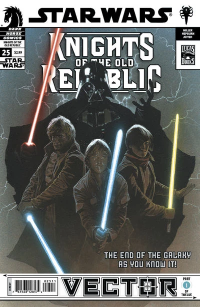 Обложка выпуска #25 Knights of the Old Republic 25, 30 янв 2008.