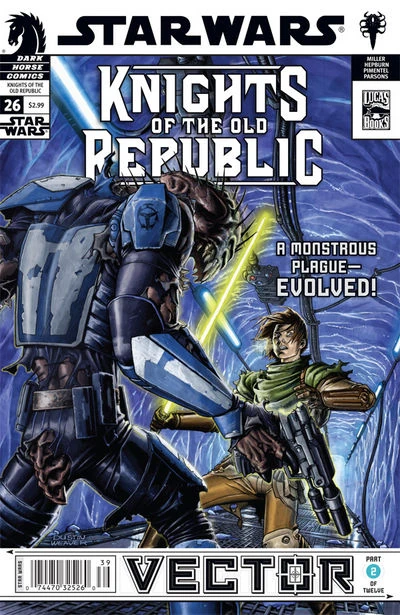 Обложка выпуска #26 Knights of the Old Republic 26, 26 мар 2008.