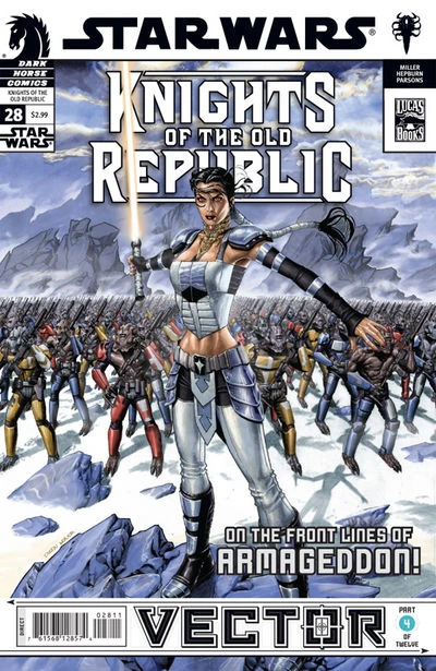 Обложка выпуска #28 Knights of the Old Republic 28, 14 май 2008.