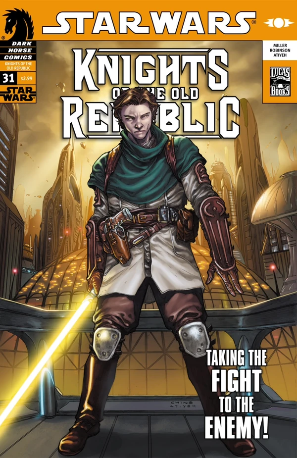 Обложка выпуска #31 Knights of the Old Republic 31, 23 июл 2008.