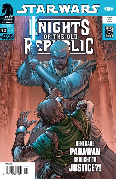 Обложка выпуска #32 Knights of the Old Republic 32, 20 авг 2008.