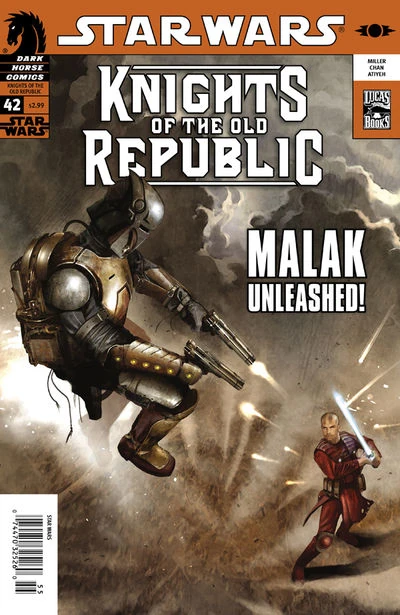 Обложка выпуска #42 Knights of the Old Republic 42, 17 июн 2009.