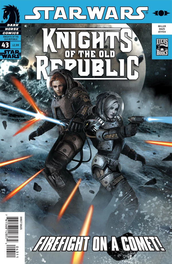 Обложка выпуска #43 Knights of the Old Republic 43, 15 июл 2009.