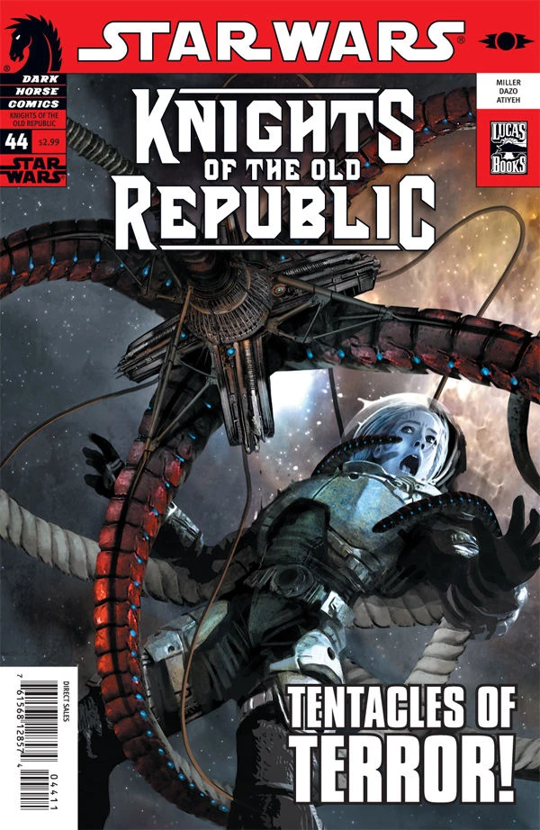 Обложка выпуска #44 Knights of the Old Republic 44, 19 авг 2009.