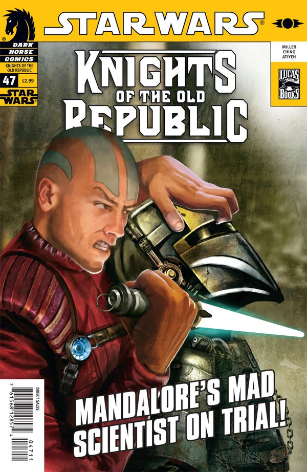 Обложка выпуска #47 Knights of the Old Republic 47, 18 ноя 2009.