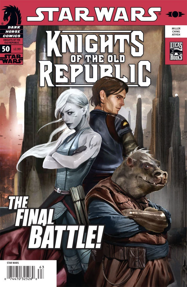 Обложка выпуска #50 Knights of the Old Republic 50, 17 фев 2010.