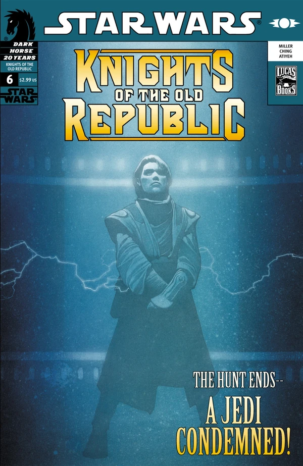 Обложка выпуска #6 Knights of the Old Republic 6, 28 июн 2006.