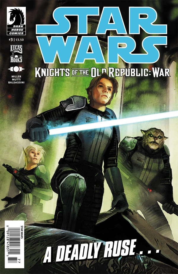 Обложка выпуска #3 Knights of the Old Republic: War 3, 14 мар 2012.