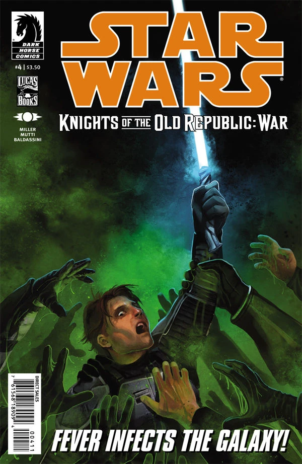Обложка выпуска #4 Knights of the Old Republic: War 4, 11 апр 2012.