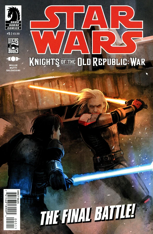 Обложка выпуска #5 Knights of the Old Republic: War 5, 9 май 2012.