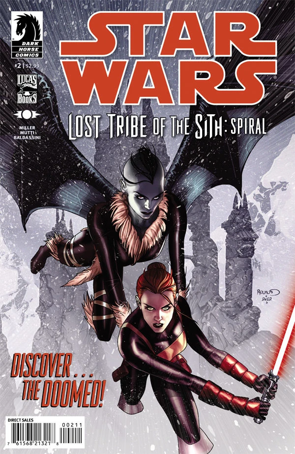 Обложка выпуска #2 Lost Tribe of the Sith — Spiral 2, 12 сен 2012.