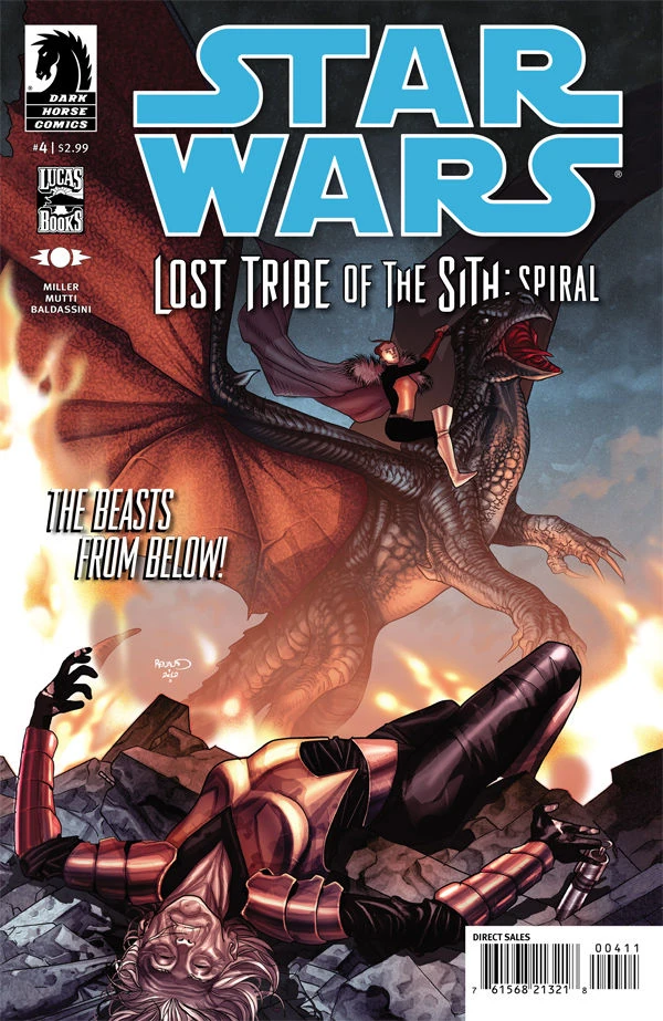 Обложка выпуска #4 Lost Tribe of the Sith — Spiral 4, 14 ноя 2012.