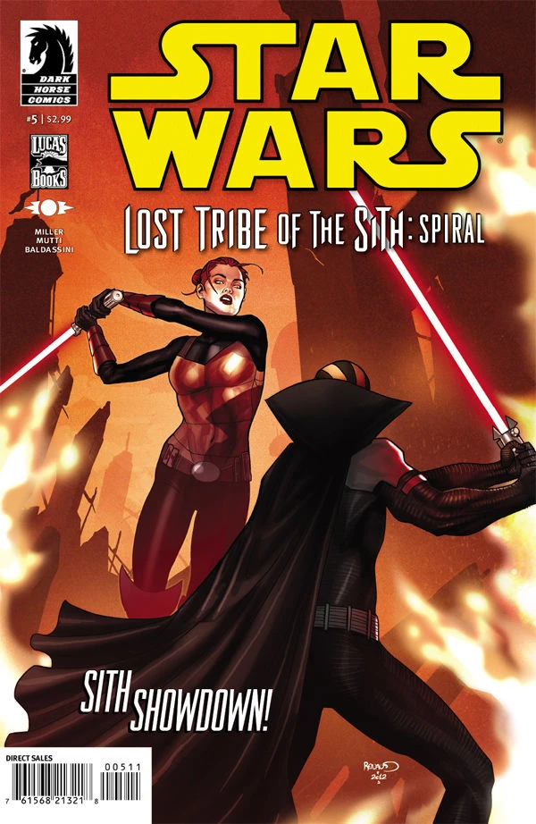 Обложка выпуска #5 Lost Tribe of the Sith — Spiral 5, 12 дек 2012.