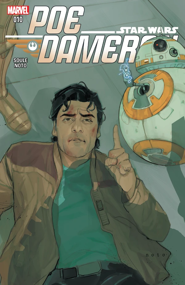 Обложка выпуска #10 Poe Dameron 10, 11 янв 2017.