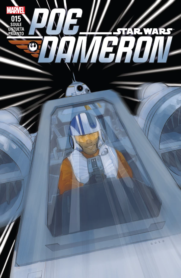 Обложка выпуска #15 Poe Dameron 15, май 2017.