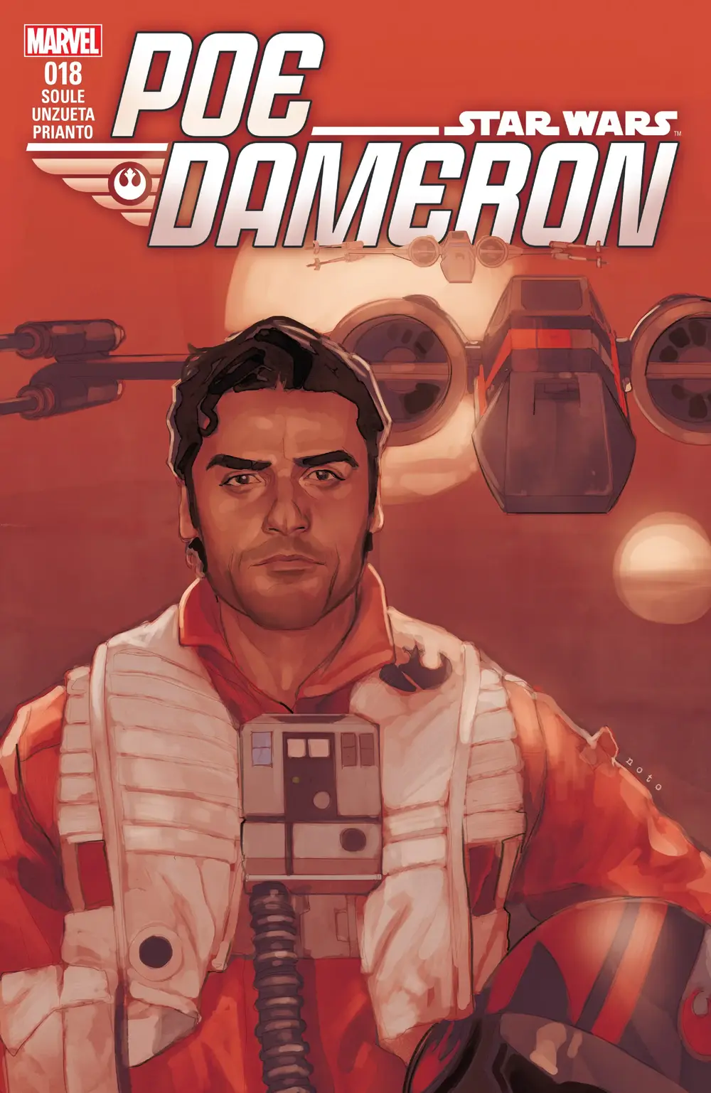 Обложка выпуска #18 Poe Dameron 18, 16 авг 2017.