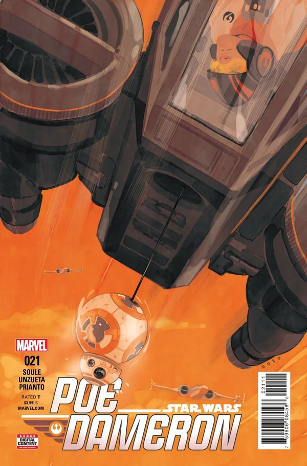 Обложка выпуска #21 Poe Dameron 21, 29 ноя 2017.