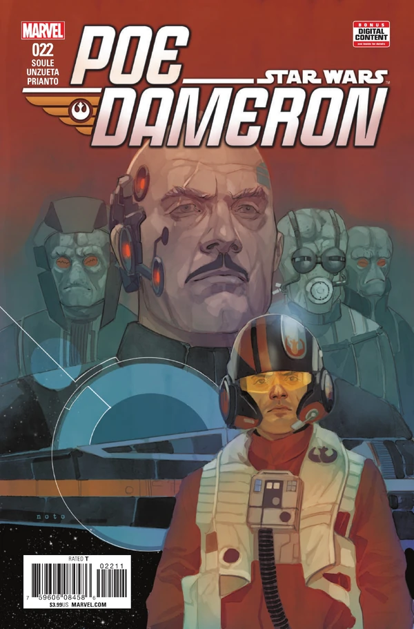 Обложка выпуска #22 Poe Dameron 22, 20 дек 2017.