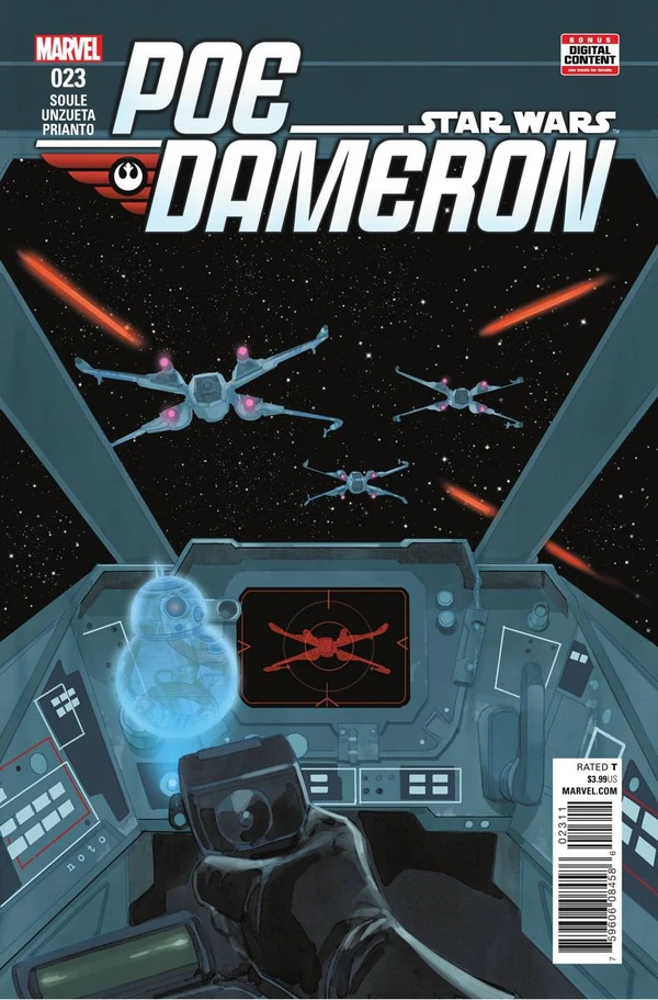 Обложка выпуска #23 Poe Dameron 23, 24 янв 2018.