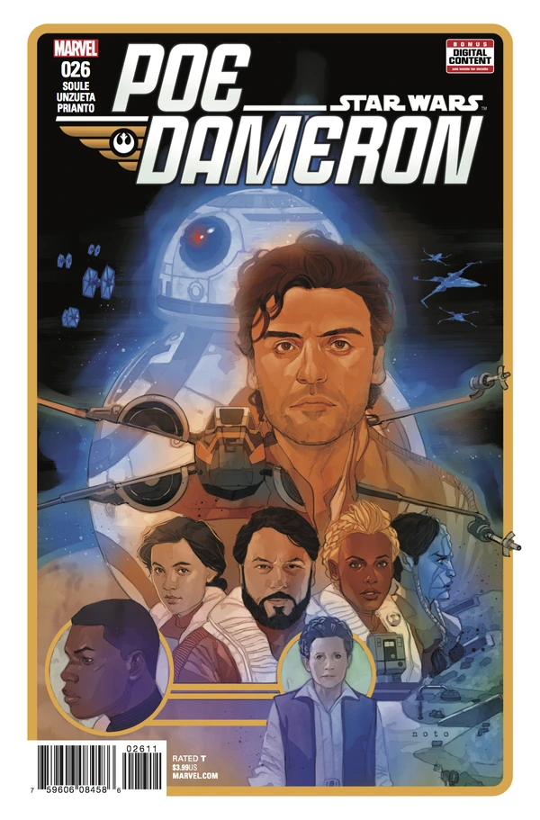 Обложка выпуска #26 Poe Dameron 26, 18 апр 2018.