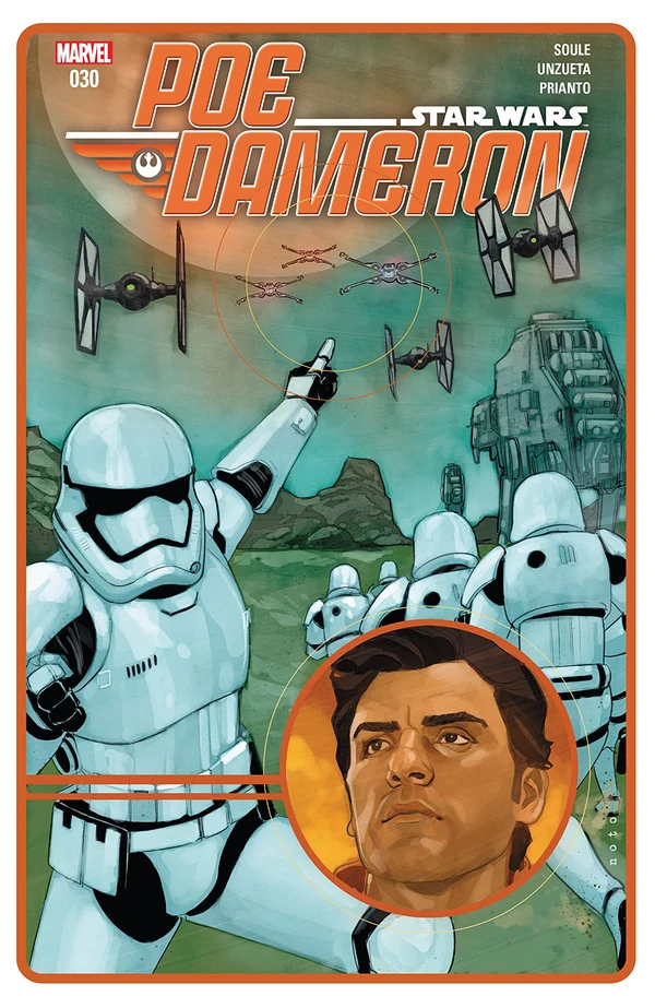 Обложка выпуска #30 Poe Dameron 30, 15 авг 2018.