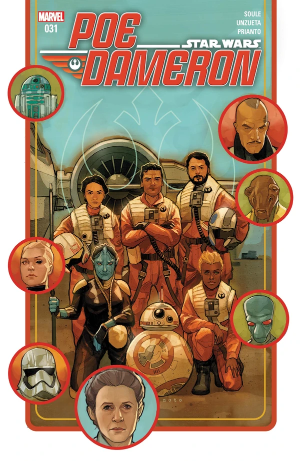 Обложка выпуска #31 Poe Dameron 31, 26 сен 2018.