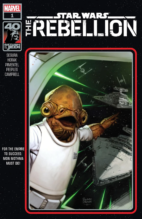 Обложка выпуска #1 Return of the Jedi – The Rebellion 1, 19 июл 2023.