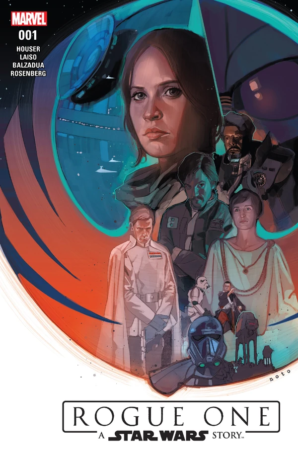 Обложка выпуска #1 Rogue One Adaptation 1, 5 апр 2017.