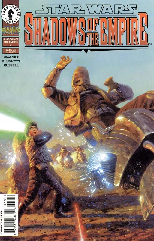 Обложка выпуска #3 Shadows of the Empire 3, 3 июл 1996.