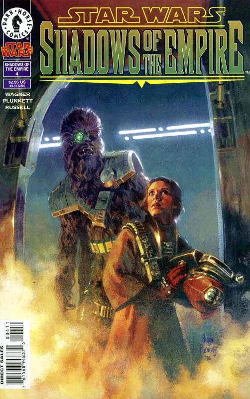 Обложка выпуска #4 Shadows of the Empire 4, 7 авг 1996.
