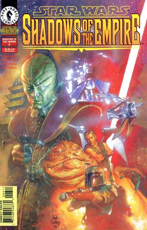 Обложка выпуска #6 Shadows of the Empire 6, 2 окт 1996.