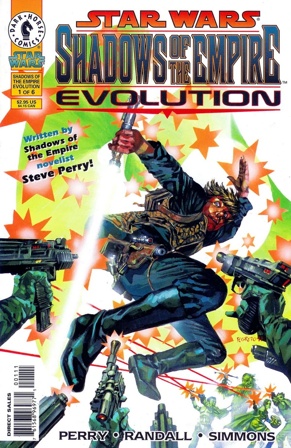 Обложка выпуска #1 Shadows of the Empire: Evolution 1, 11 фев 1998.