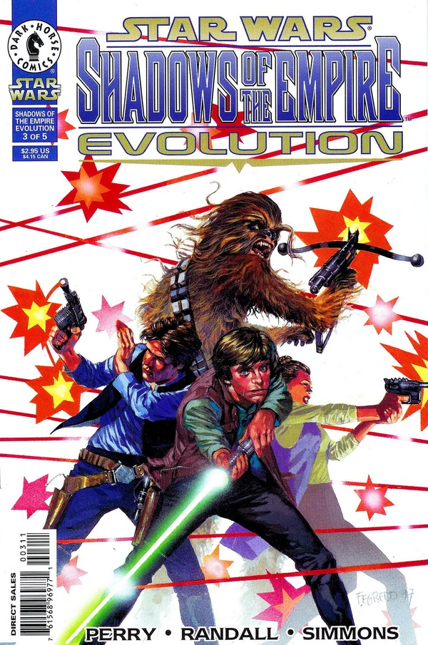 Обложка выпуска #3 Shadows of the Empire: Evolution 3, 8 апр 1998.