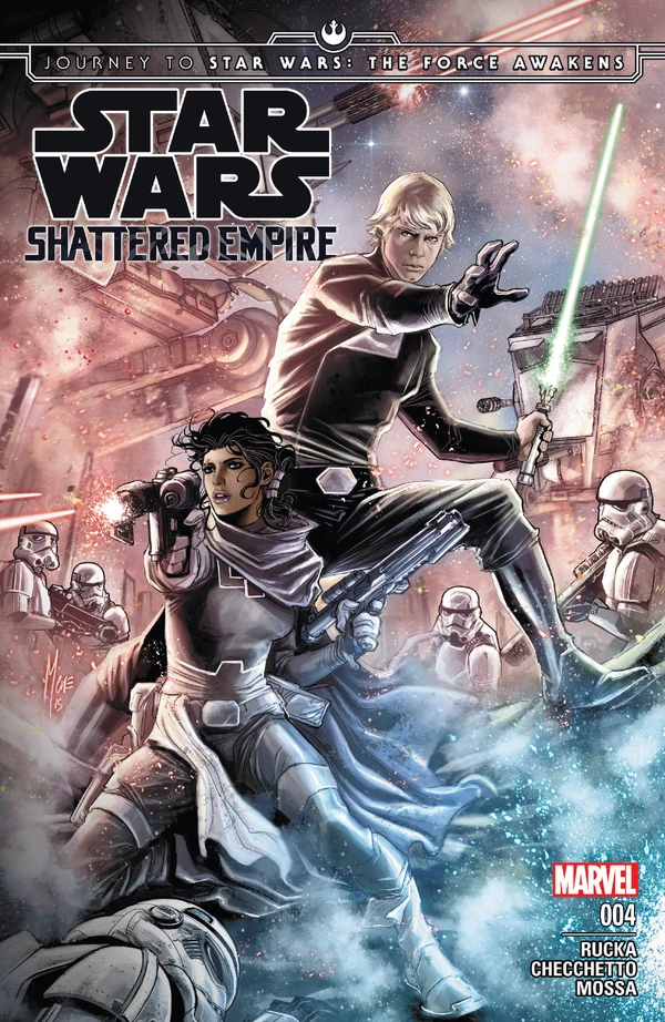 Обложка выпуска #4 Shattered Empire 4, 21 окт 2015.