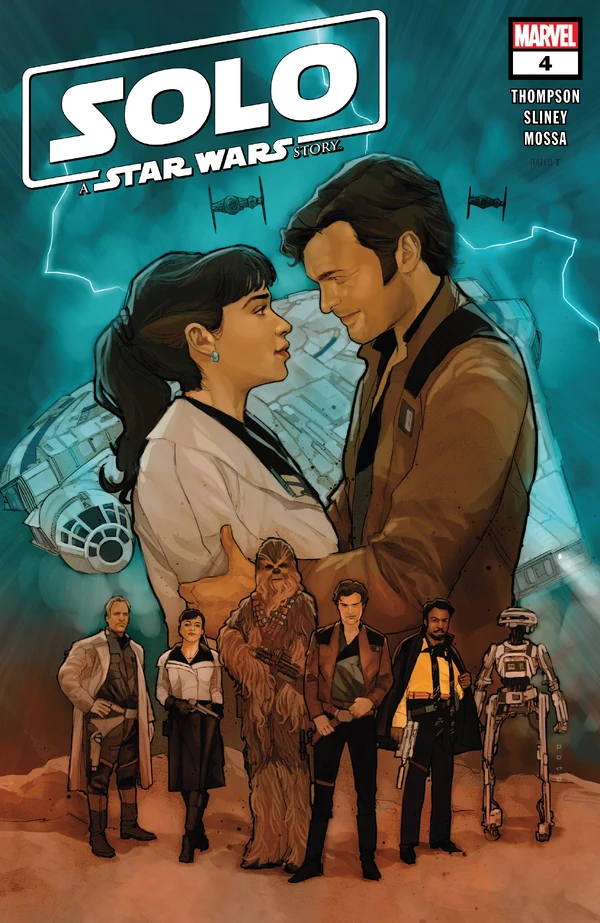Обложка выпуска #4 Solo: A Star Wars Story Adaptation 4, 30 янв 2019.