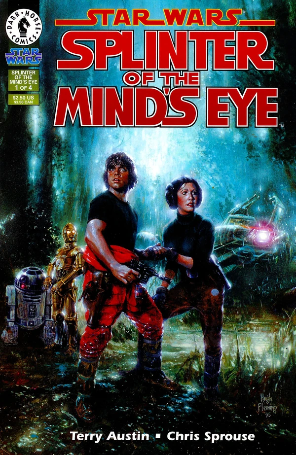 Обложка выпуска #1 Splinter of the Mind's Eye 1, 26 дек 1995.