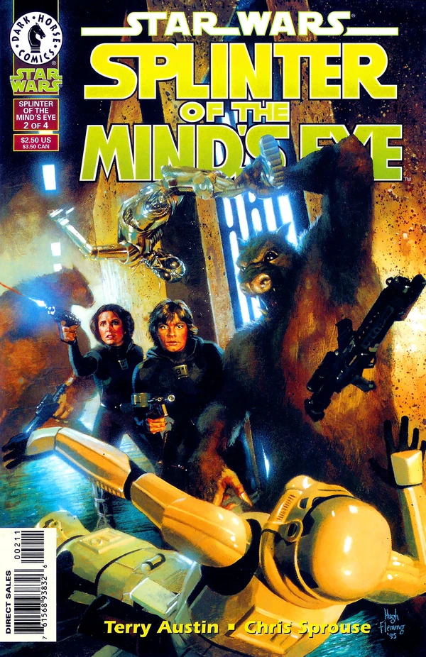 Обложка выпуска #2 Splinter of the Mind's Eye 2, 27 фев 1996.