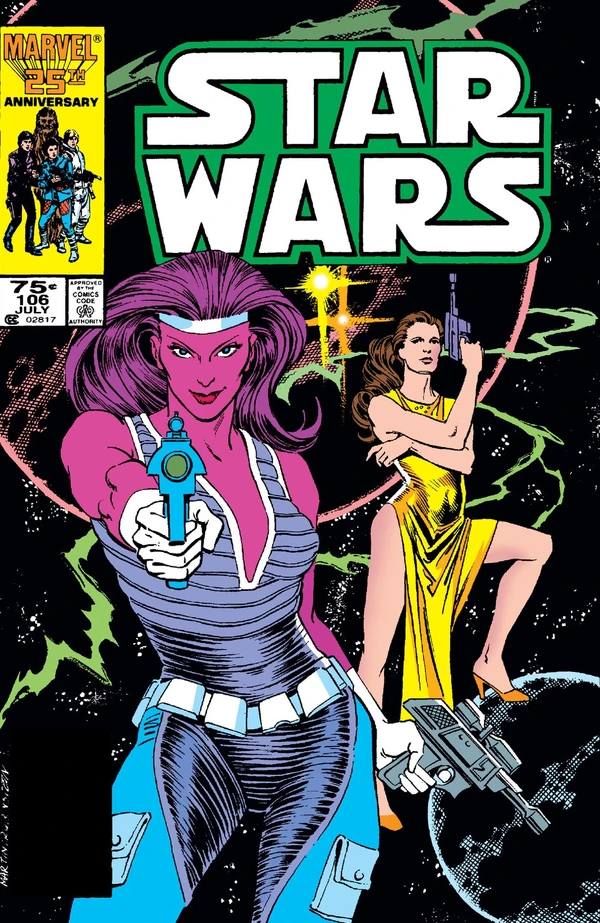 Обложка выпуска #106 Star Wars 106, 15 апр 1986.
