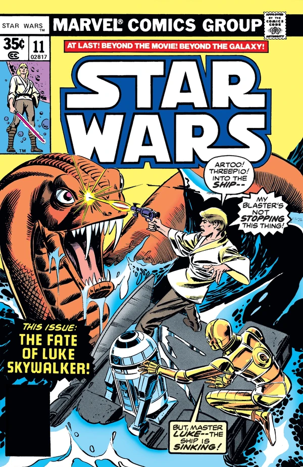 Обложка выпуска #11 Star Wars 11, 7 фев 1978.