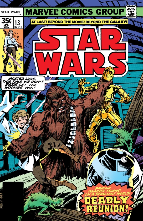 Обложка выпуска #13 Star Wars 13, 11 апр 1978.