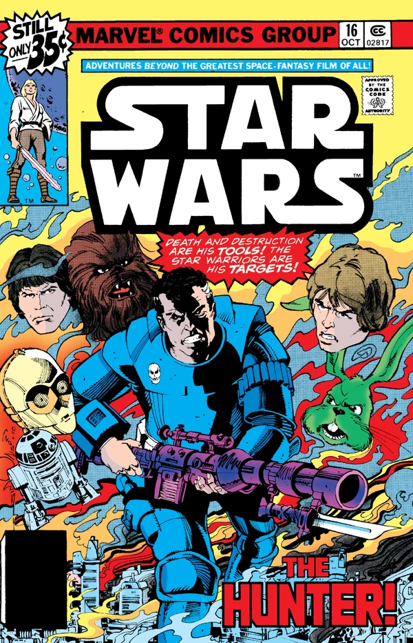 Обложка выпуска #16 Star Wars 16, 25 июл 1978.
