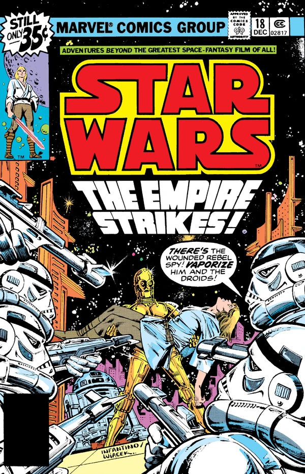 Обложка выпуска #18 Star Wars 18, 26 сен 1978.