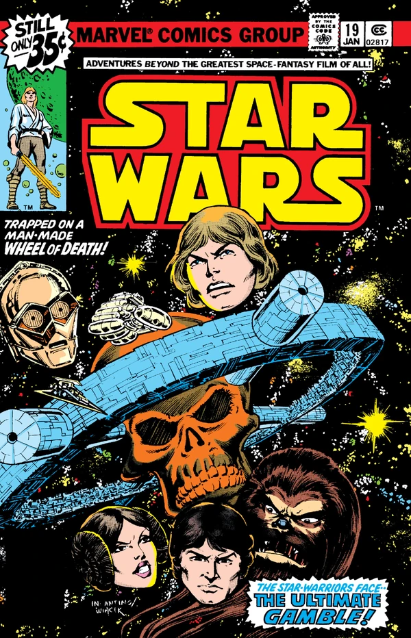 Обложка выпуска #19 Star Wars 19, 24 окт 1978.