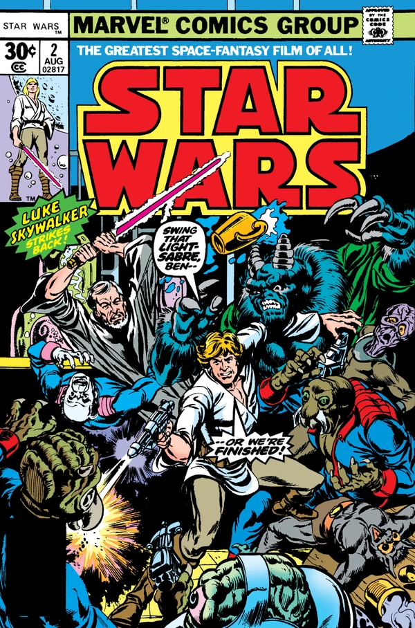 Обложка выпуска #2 Star Wars 2, 10 май 1977.