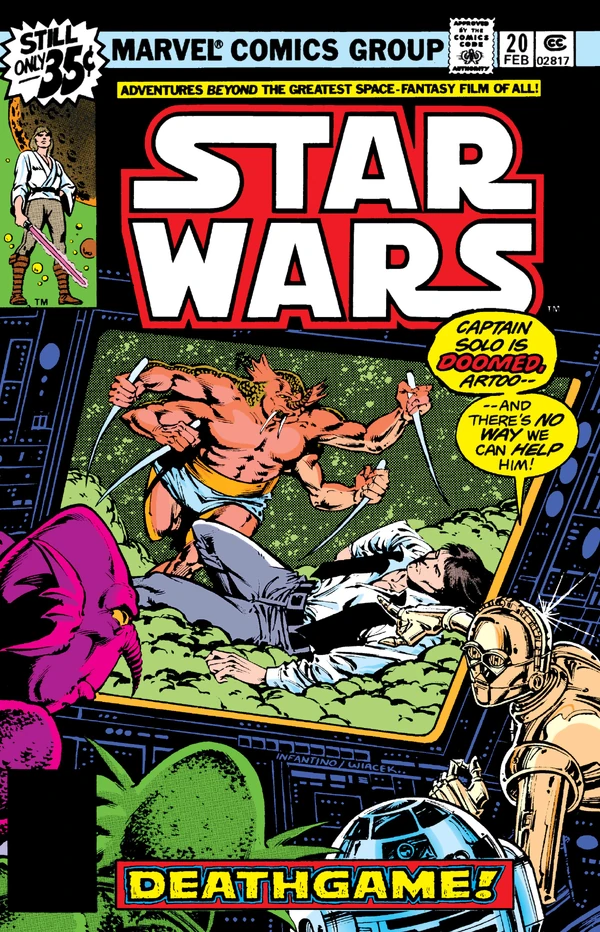 Обложка выпуска #20 Star Wars 20, 21 ноя 1978.