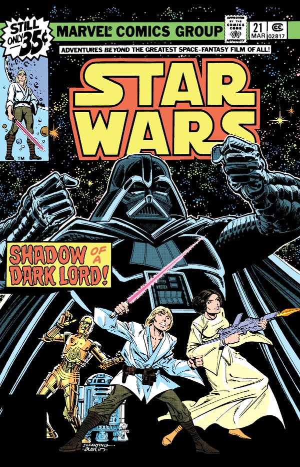 Обложка выпуска #21 Star Wars 21, 19 дек 1978.