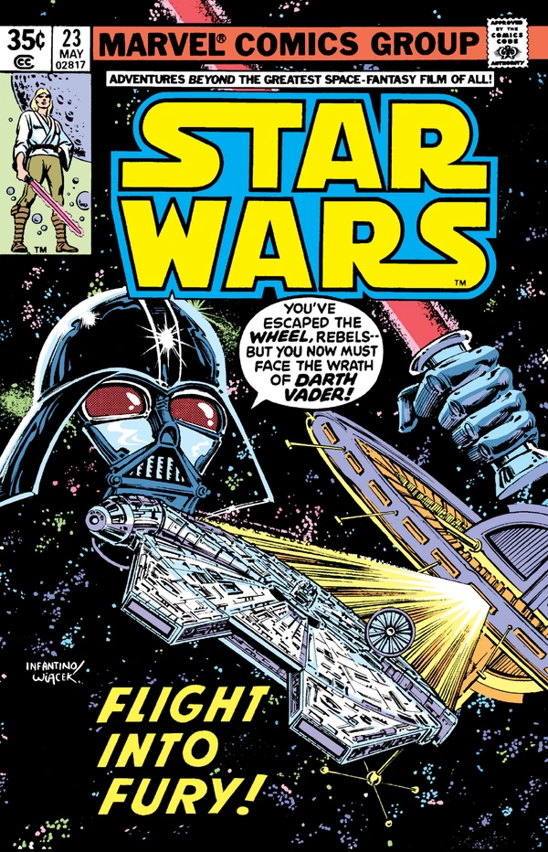 Обложка выпуска #23 Star Wars 23, 20 фев 1979.