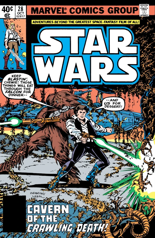 Обложка выпуска #28 Star Wars 28, 24 июл 1979.