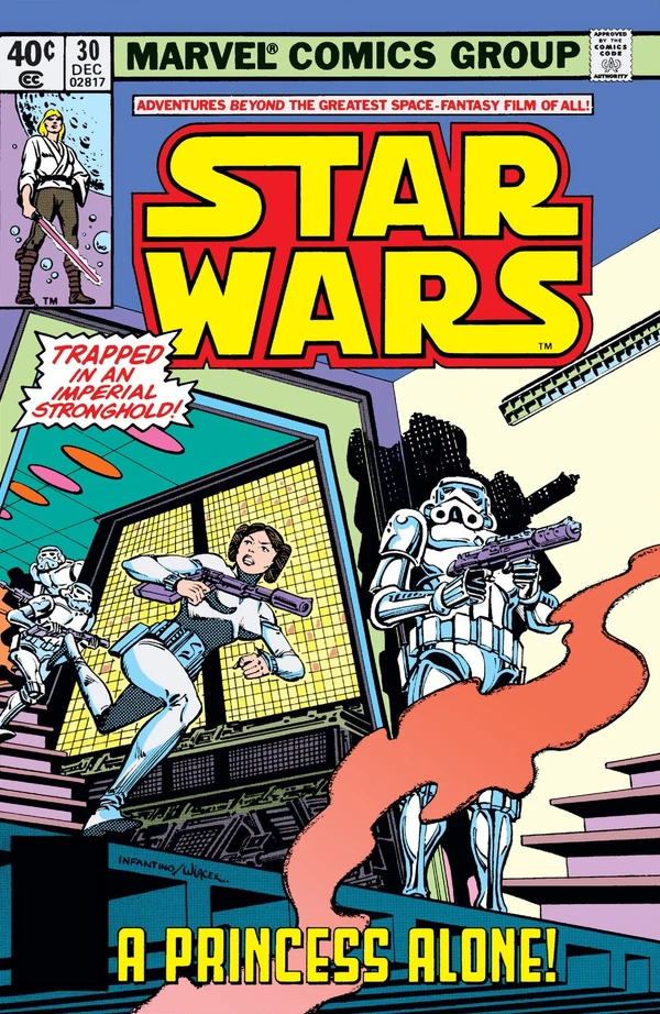 Обложка выпуска #30 Star Wars 30, 25 сен 1979.
