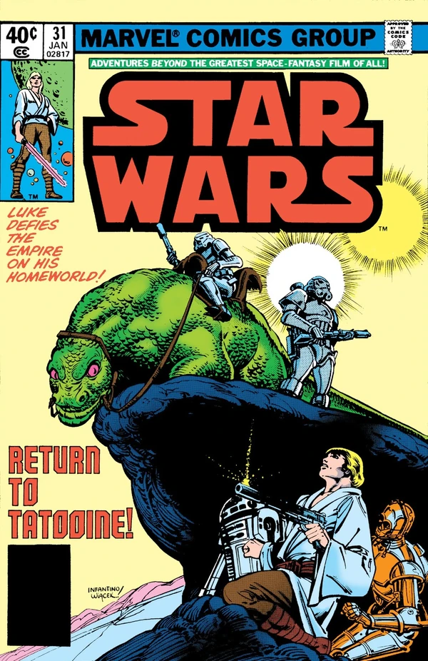 Обложка выпуска #31 Star Wars 31, 23 окт 1979.